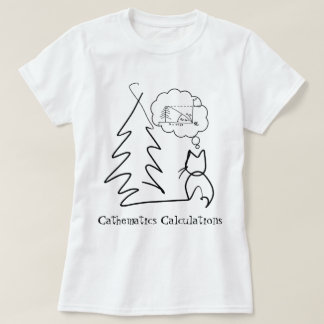 猫祭り：笑わされるクリスマス猫ティー Tシャツ