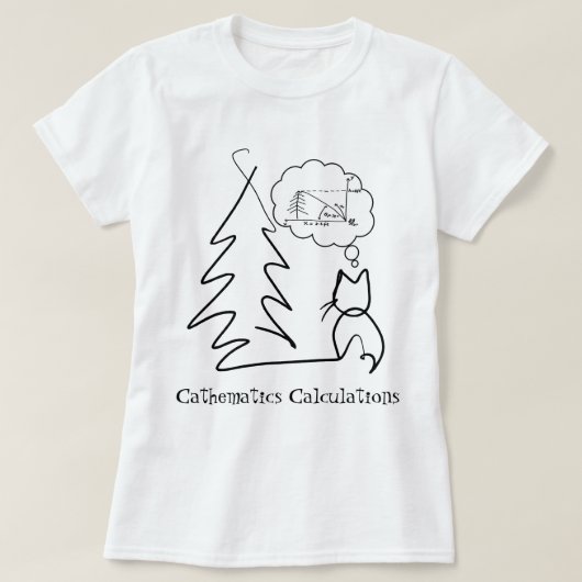猫祭り：笑わされるクリスマス猫ティー Tシャツ (デザイン正面)
