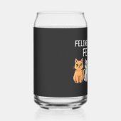 猫科の動物の対長者トランプ・ハリス選挙猫 ガラス缶 (右)