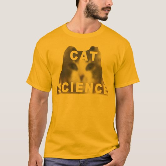 猫科学のティー Tシャツ (正面)