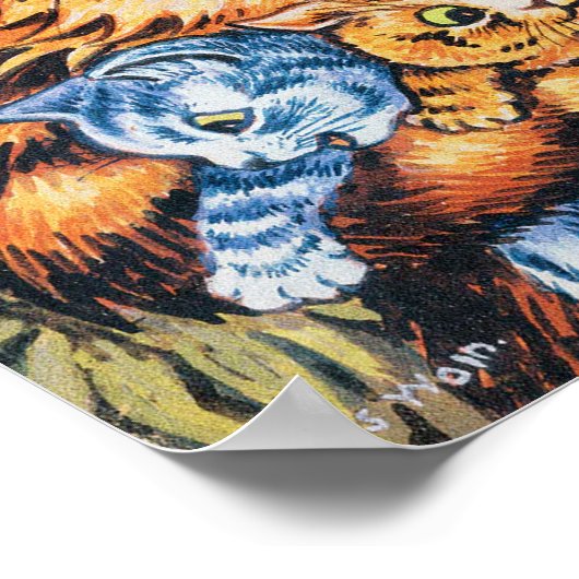 猫科 | Louis Wain | ポスター (角)