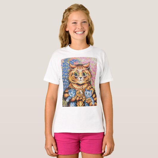 猫科 | Louis Wain | Tシャツ (正面フル)