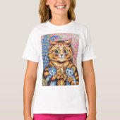 猫科 | Louis Wain | Tシャツ (正面)