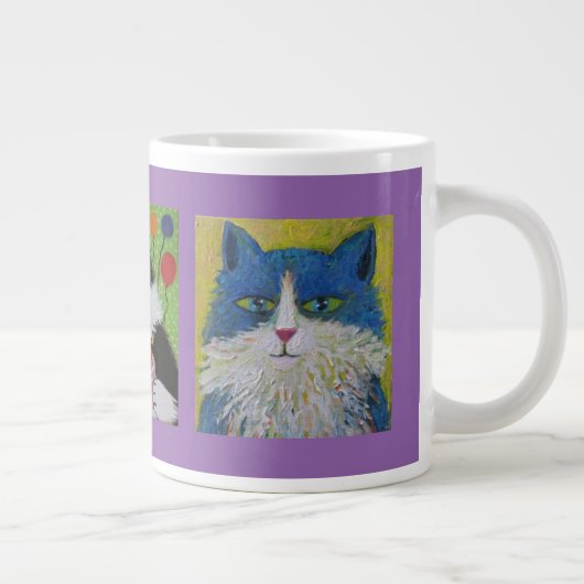 猫種 ジャンボコーヒーマグカップ (右)