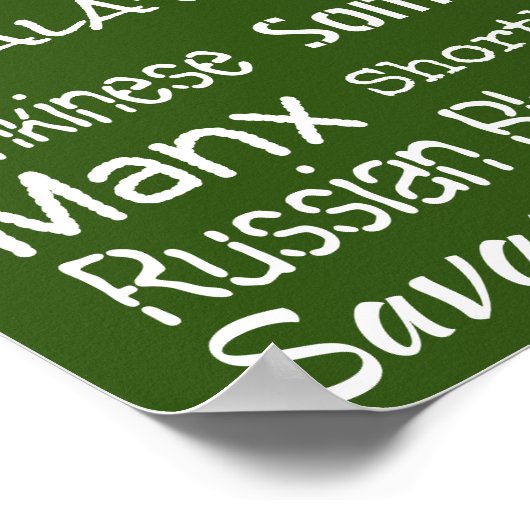 猫種 ポスター (角)