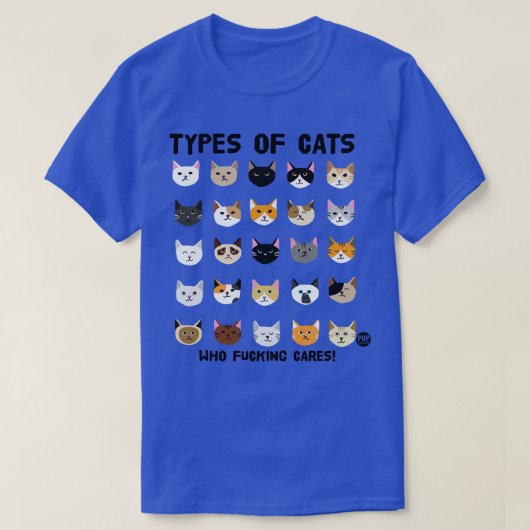 猫種 Tシャツ (デザイン正面)