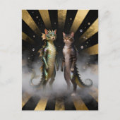 猫竜の神獣 ポストカード (正面)