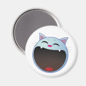 猫笑い マグネット (正面/裏面)