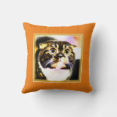 猫笑わされるの写真おもしろい。買今 クッション (裏面)