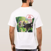 猫第2の告別 Tシャツ (裏面)