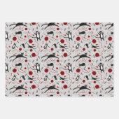 猫糸包み紙シート ラッピングペーパーシート (正面3)