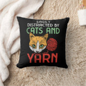 猫糸 クッション (ブランケット)