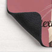 猫紙カットアートペットケアフードショップ動物クリニック マウスパッド (コーナー)