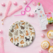 猫紙プレート ペーパープレート (パーティー)