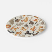 猫紙プレート ペーパープレート (アングル)