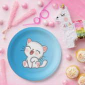 猫紙プレート ペーパープレート (パーティー)