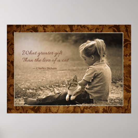 猫素晴らしの愛より、何の贈り物だ。 ポスター (正面)