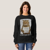 猫素晴らしカブの服を作ってくれた スウェットシャツ (正面フル)