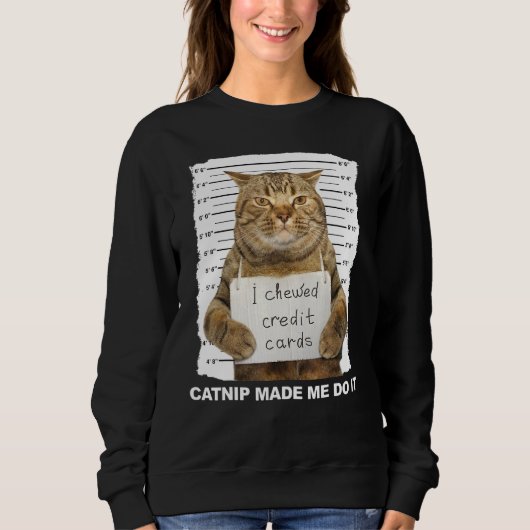 猫素晴らしカブの服を作ってくれた スウェットシャツ (正面)