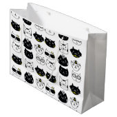 猫素晴らし紙 ラージペーパーバッグ (正面アングル)