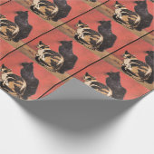 猫素晴らし美術絵画のby Theophile Steinlen ラッピングペーパー (角)