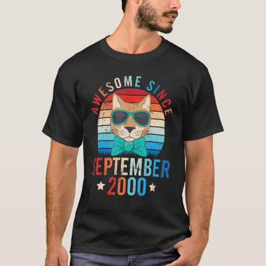 猫素晴らし2000年9月ハッピーバースデー22 Tシャツ (正面)