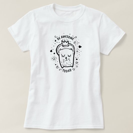 猫素晴らしTシャツ Tシャツ (デザイン正面)