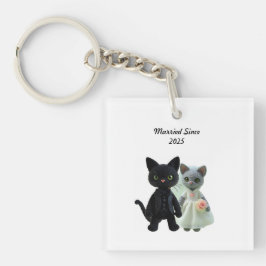 猫結婚した2025 キーホルダー