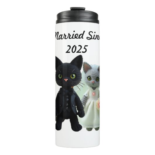 猫結婚した2025 タンブラー (正面)
