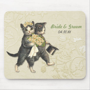 猫結婚たち マウスパッド