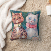 猫結婚の、結婚、花嫁、ルイ・ワイン クッション (ブランケット)