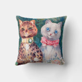 猫結婚の、結婚、花嫁、ルイ・ワイン クッション (裏面)