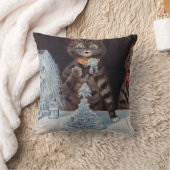 猫結婚の、結婚、花嫁、ルイ・ワイン クッション (ブランケット)