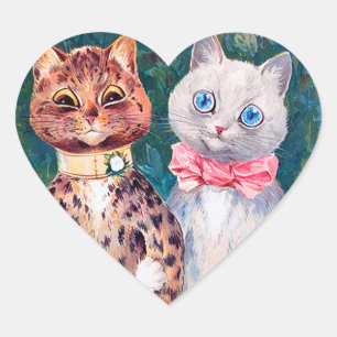 猫結婚の、結婚、花嫁、ルイ・ワイン ハートシール