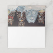 猫結婚の、結婚、花嫁、ルイ・ワイン プレイスカード (外部開封)