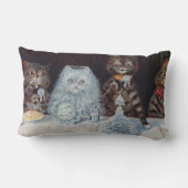 猫結婚の、結婚、花嫁、ルイ・ワイン ランバークッション (裏面)