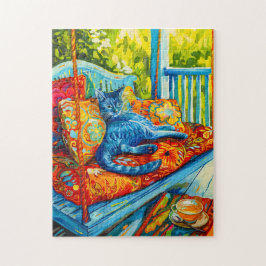 猫絵を描グルーミングのSwing ジグソーパズル