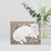 猫絵を描製葉書 ポストカード (スタンド正面)