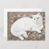 猫絵を描製葉書 ポストカード (正面/裏面)