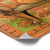 猫絵画のポスター ポスター (角)