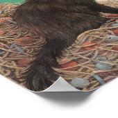 猫絵画のポスター ポスター (角)