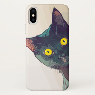 猫絵画の愛猫 iPhone X ケース