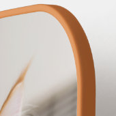 猫縦ポートレート写真 – かわいいフォント名 ピックルボールラケット (左詳細)