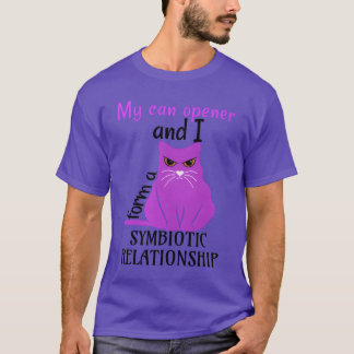 猫缶共生人間関係猫脂肪 Tシャツ