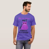 猫缶共生人間関係猫脂肪 Tシャツ (正面フル)