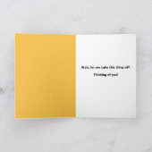 猫考えがマスクで話す顔 シーズンカード (内部)