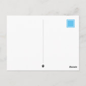 猫考えとマウスの自転車カスタム用 ポストカード (裏面)