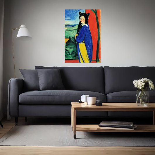 猫耳の動物相 | AI Art ポスター