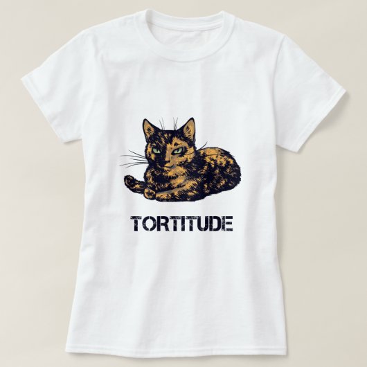 猫背シャツに毅然として Tシャツ (デザイン正面)