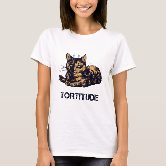 猫背シャツに毅然として Tシャツ (正面)